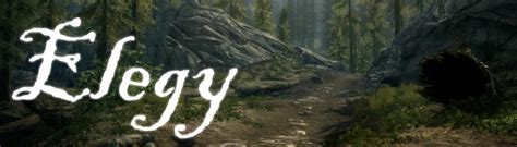 skyrim elegy|play skyrim.